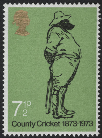 SCG7280 - Great Britain 1973 “County Cricket Centenary” Stamp Set