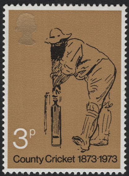 SCG7280 - Great Britain 1973 “County Cricket Centenary” Stamp Set