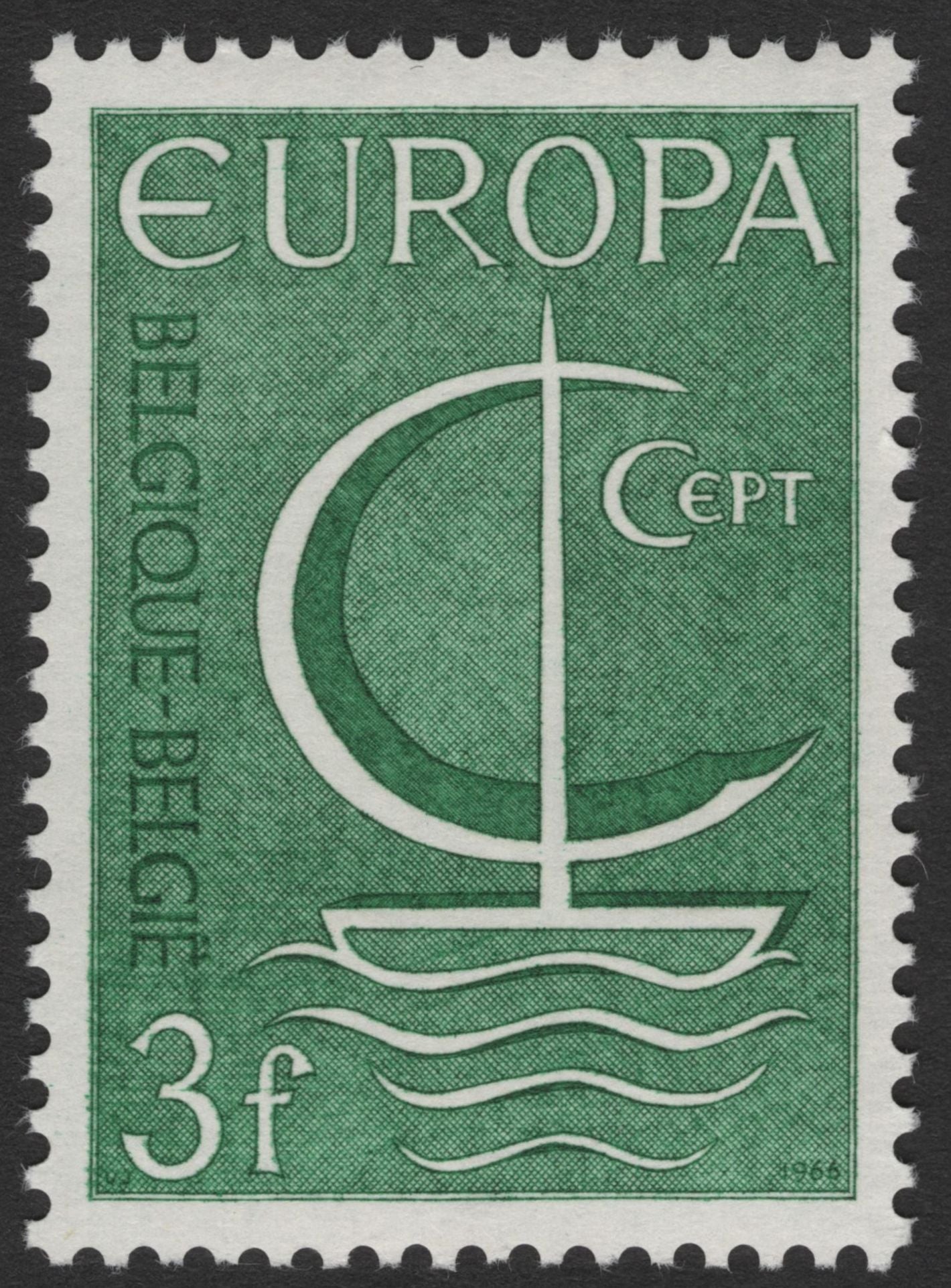 SCG11785 - Belgium 1966 Europa CEPT Symbol Issue (3f & 6f)