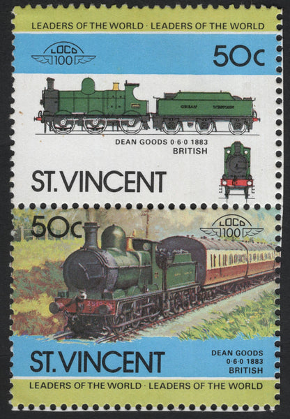 SCG7278 - St. Vincent – Leaders of the World: Classic Locomotives Series (1980s)