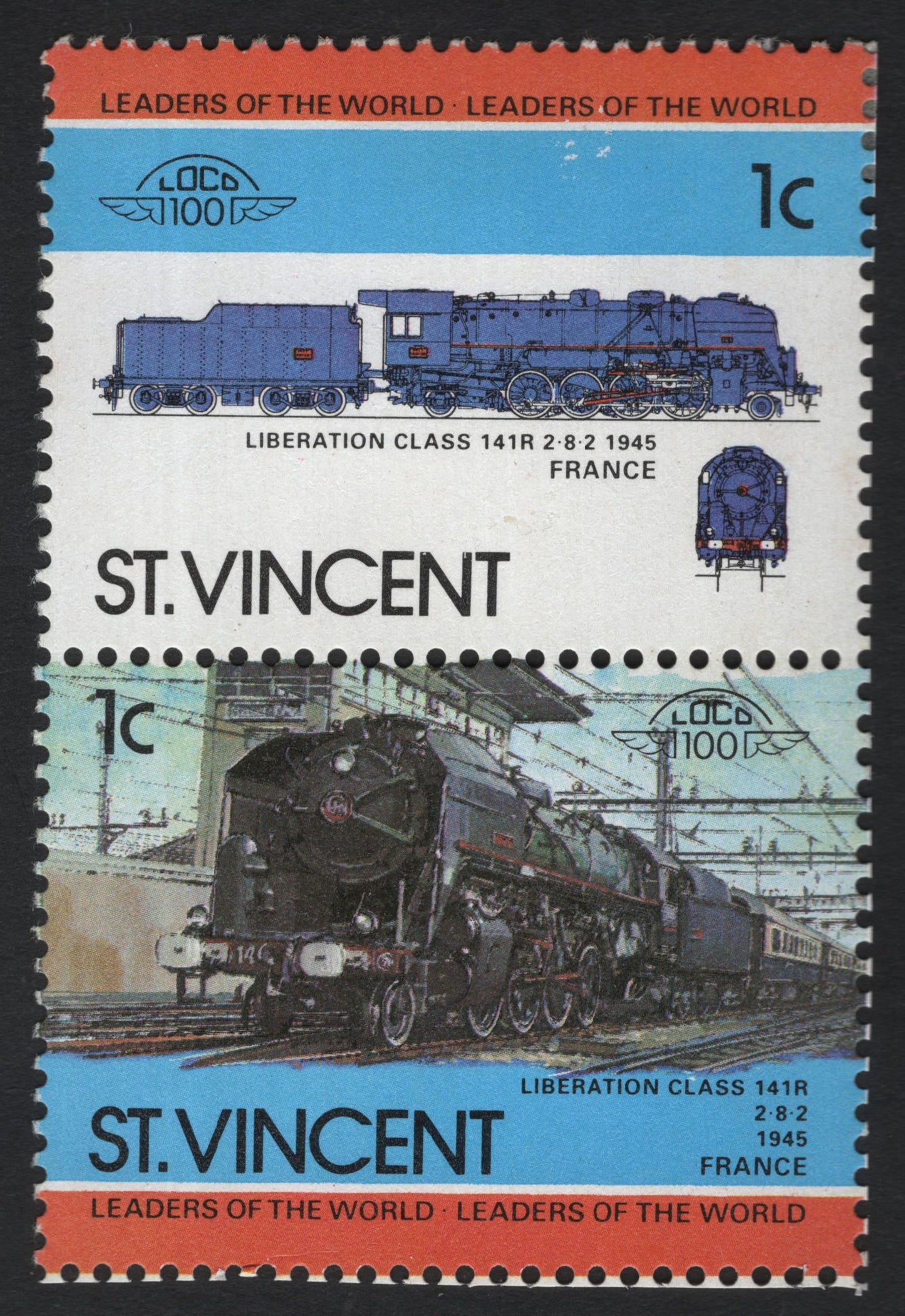 SCG7278 - St. Vincent – Leaders of the World: Classic Locomotives Series (1980s)