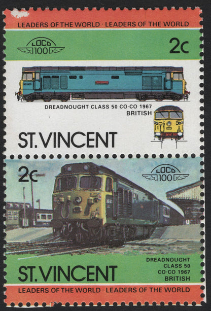 SCG7278 - St. Vincent – Leaders of the World: Classic Locomotives Series (1980s)