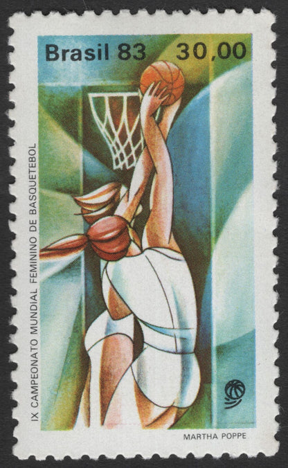 SCG11789 - Brazil 1983 – Women’s World Basketball Championship (Stamp Pair)