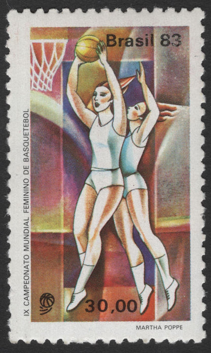SCG11789 - Brazil 1983 – Women’s World Basketball Championship (Stamp Pair)