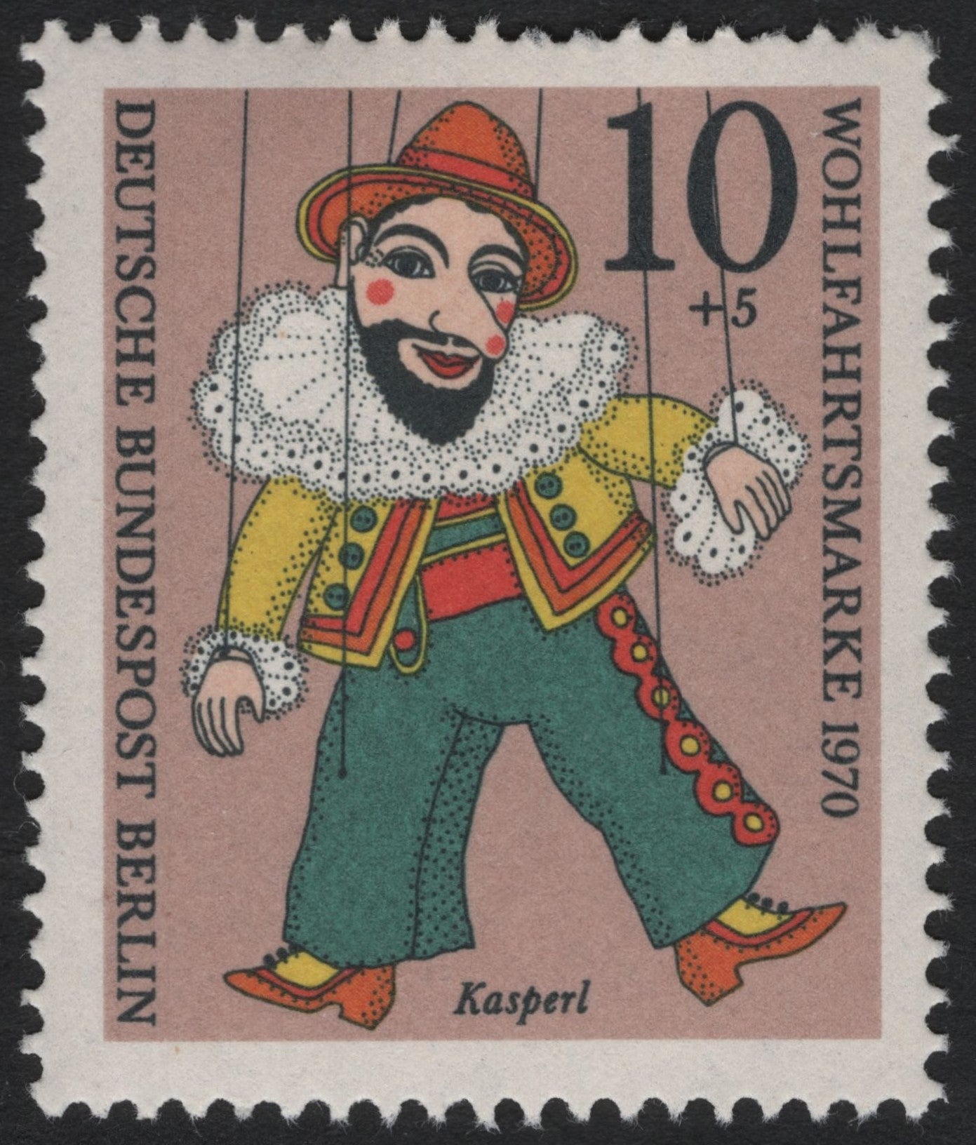 SCG8300 - Germany (Berlin) 1970 – Kasperl Puppet Welfare Stamp
