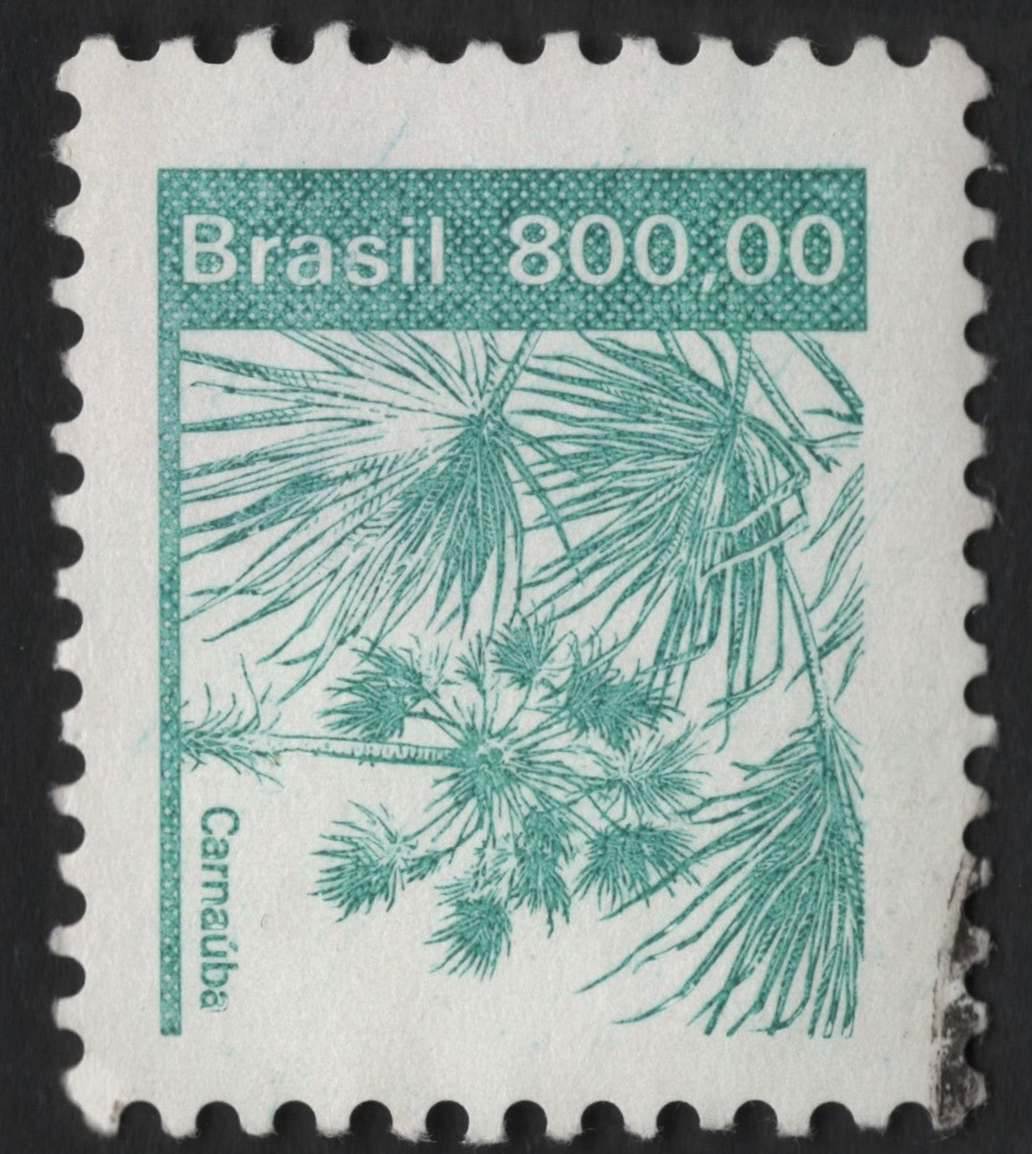 SCG9603 - Brazil – Carnaúba Palm Definitive (800,00 Cruzeiros) – Botanical Series