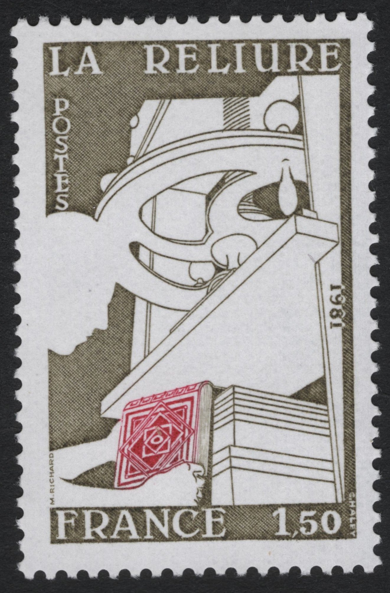 SCG10112 - France 1981 – La Reliure (Bookbinding Craft) – 1.50 Franc