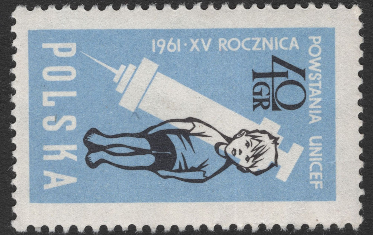 SCG11780 - Poland 1961 – 15th Anniversary of UNICEF Stamp Set