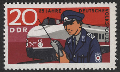 SCG11781 - DDR 1970 – 25th Anniversary of the Deutsche Volkspolizei Commemorative Set
