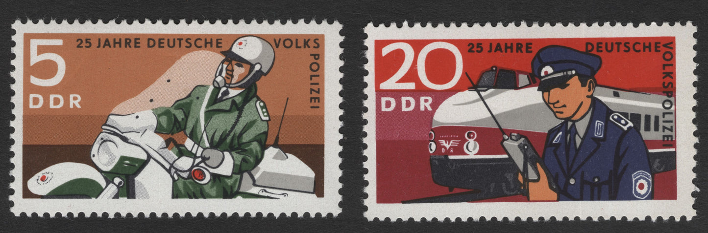 SCG11781 - DDR 1970 – 25th Anniversary of the Deutsche Volkspolizei Commemorative Set