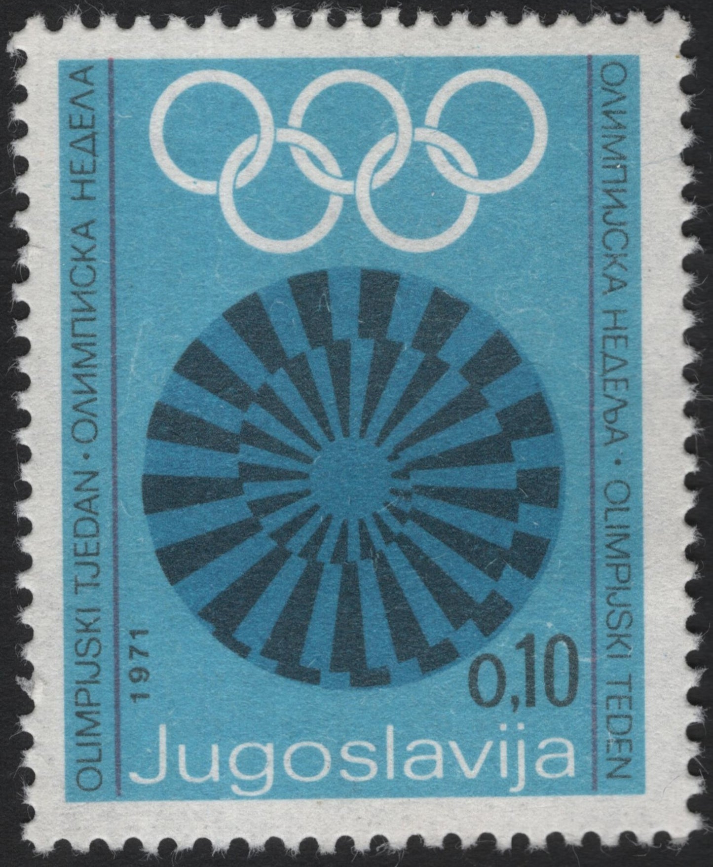 SCG6552 - Yugoslavia 1971 – Olympic Week Commemorative Issue