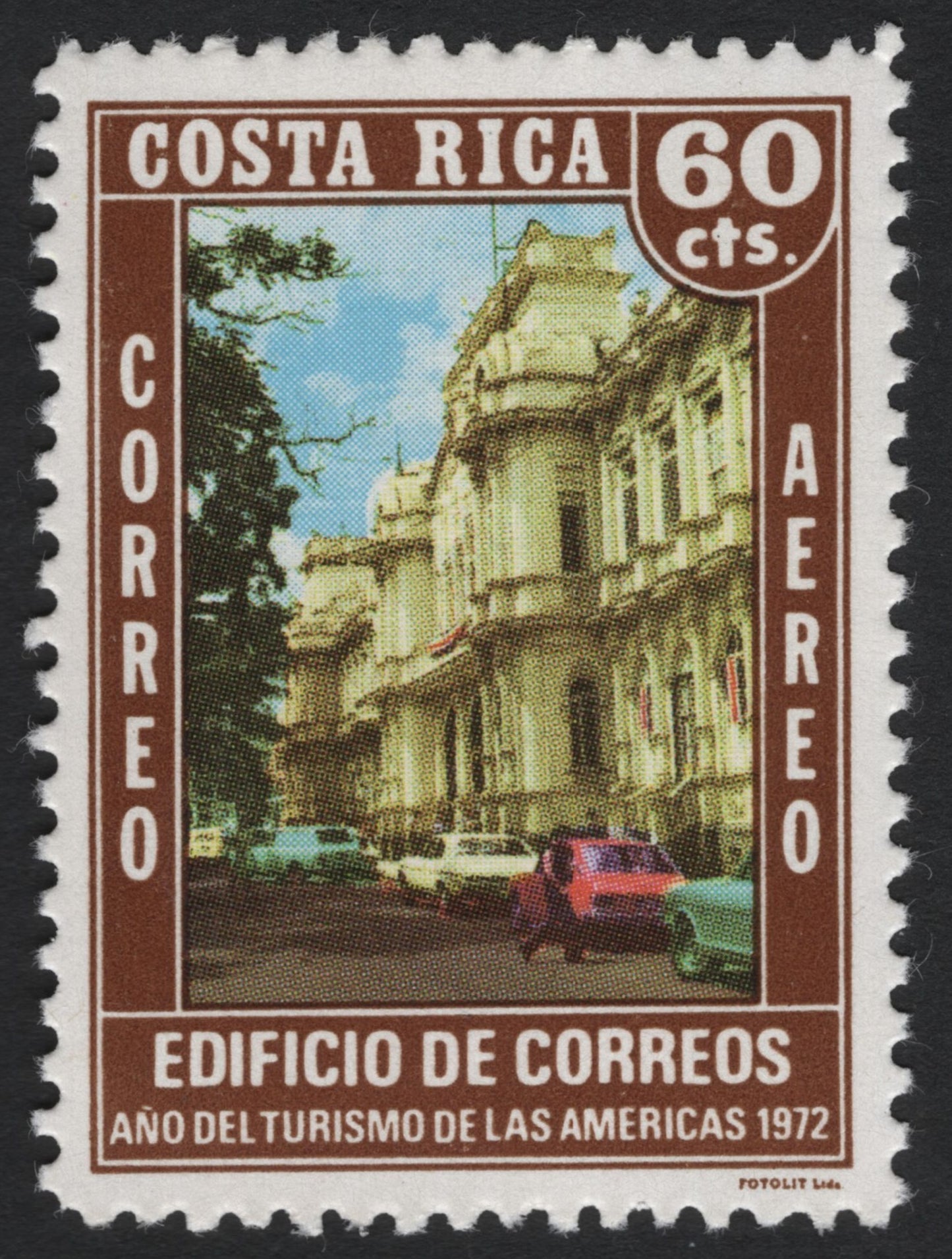 SCG6553 - Costa Rica 1972 – Edificio de Correos (Airmail Issue)