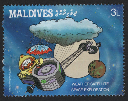 SCG7279 - Maldives 1987 – Disney Space Exploration & Paul Bunyan Issues
