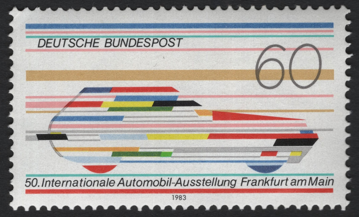 SCG9296 - Germany 1983 – 50th International Automobile Exhibition (IAA), Frankfurt – 60 Pfennigs
