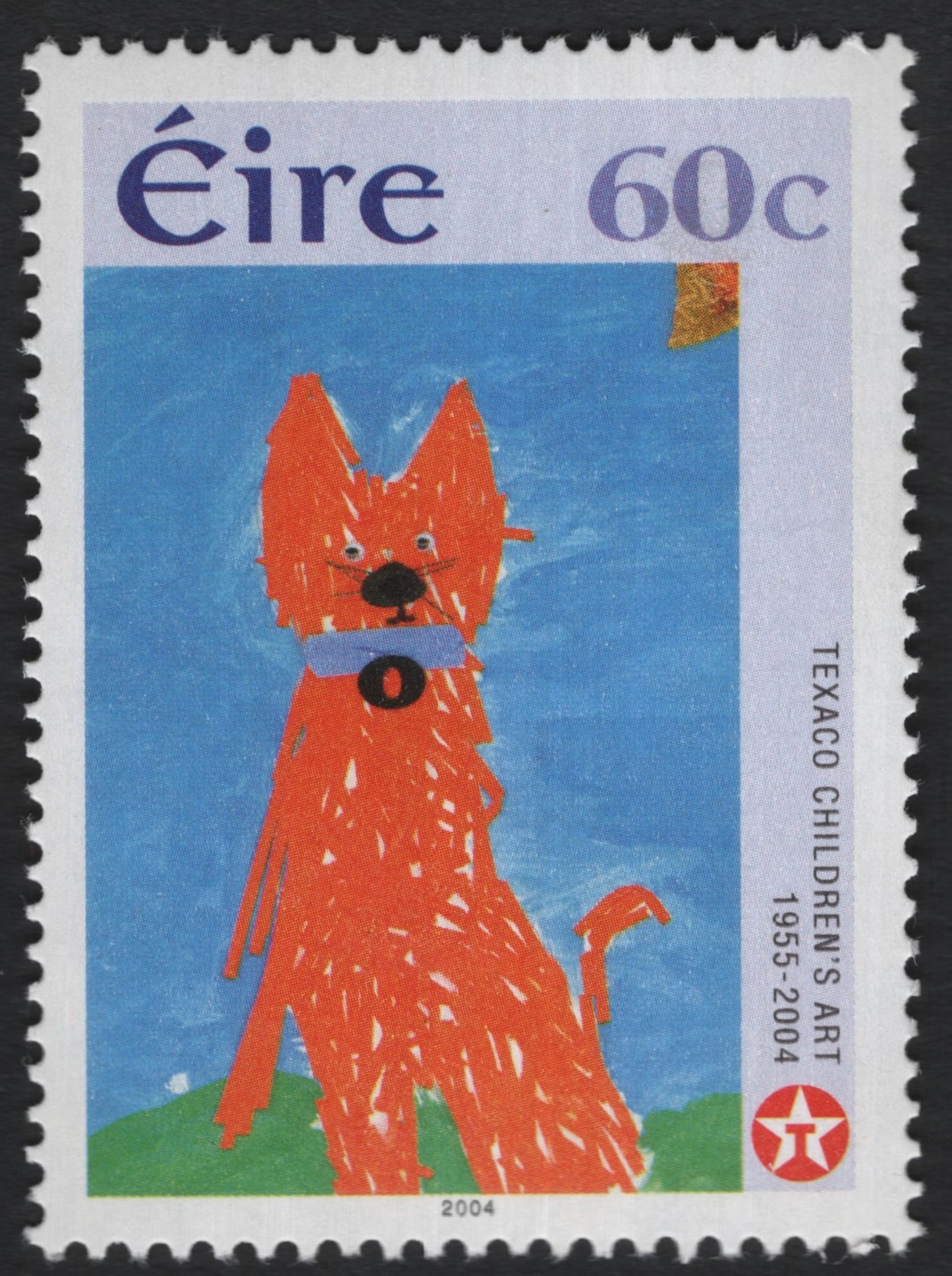 SCG9203 - Ireland 2004 – Texaco Children’s Art “Red Dog” 60c