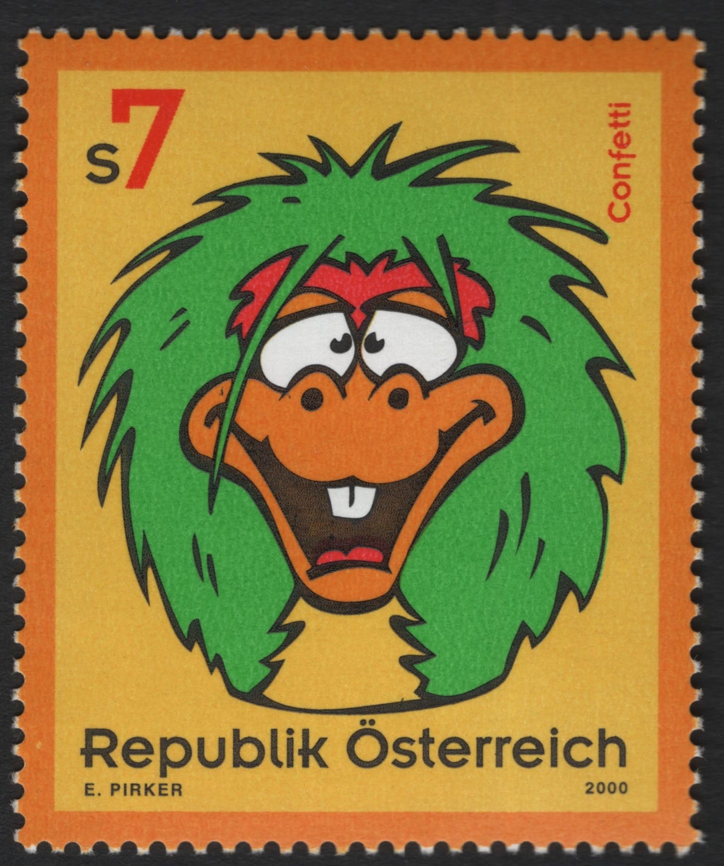 SCG9208 - Austria 2000 “Confetti” Cartoon Character – 7s