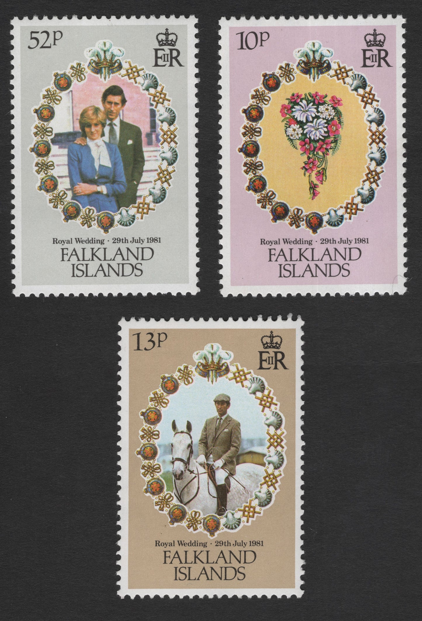 SCG11807 - Falkland Islands 1981 Royal Wedding Commemorative Set (Prince Charles & Lady Diana Spencer)