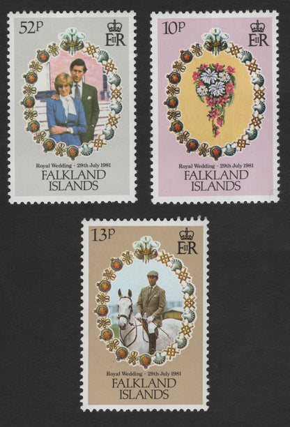 SCG11807 - Falkland Islands 1981 Royal Wedding Commemorative Set (Prince Charles & Lady Diana Spencer)