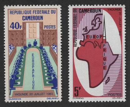 SCG11808 - Cameroon 1963 Yaoundé Conference – European Development Fund Commemorative Set