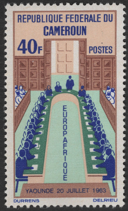 SCG11808 - Cameroon 1963 Yaoundé Conference – European Development Fund Commemorative Set