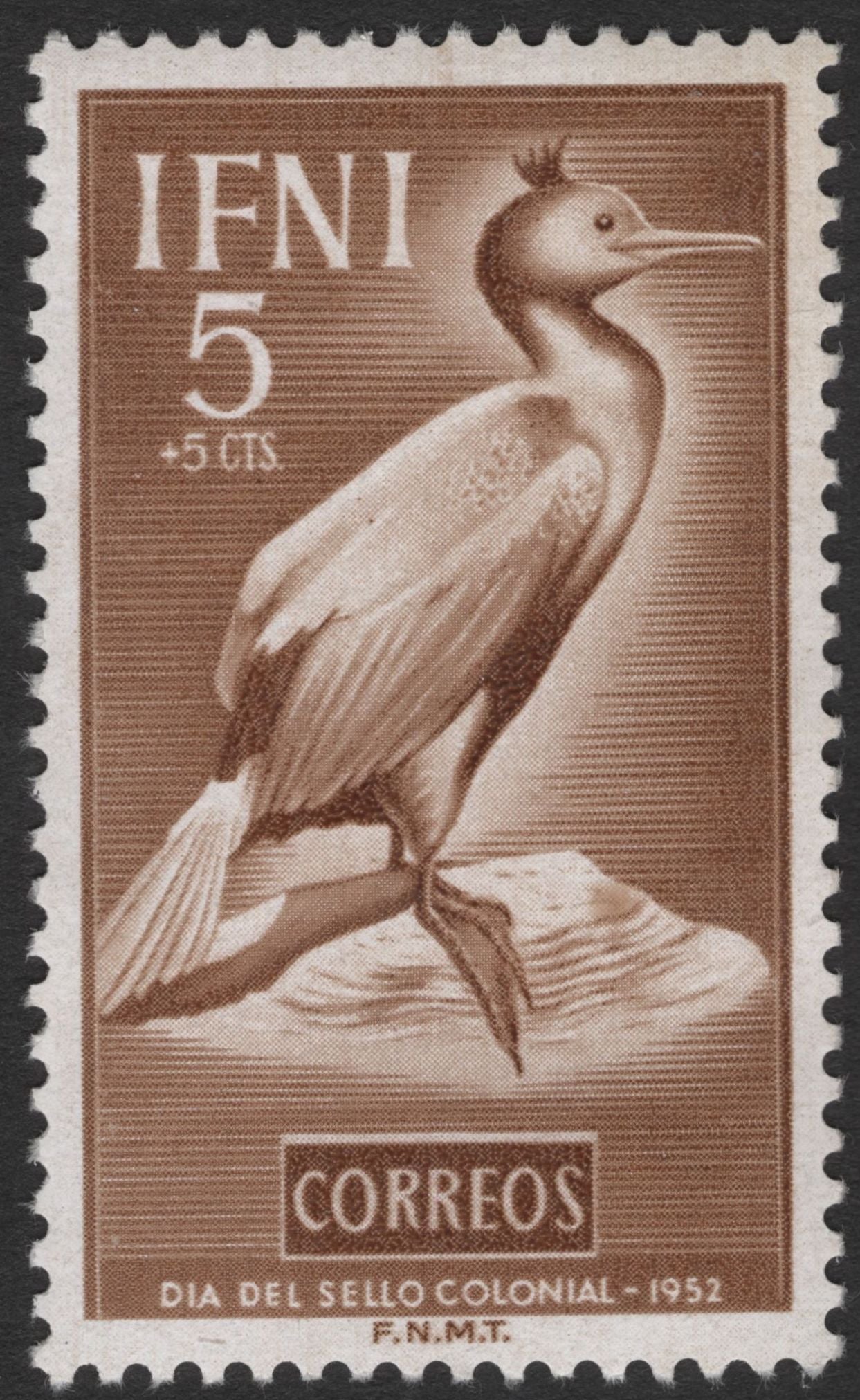 SCG11809 - Ifni 1952 Colonial Stamp Day – Cormorant Bird Set