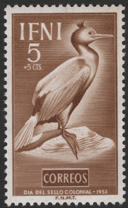 SCG11809 - Ifni 1952 Colonial Stamp Day – Cormorant Bird Set