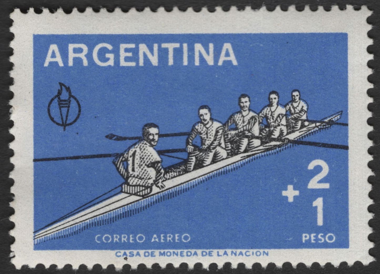 SCG11802 - Argentina Sports Charity Semi-Postal Set (Athletics & Rowing)