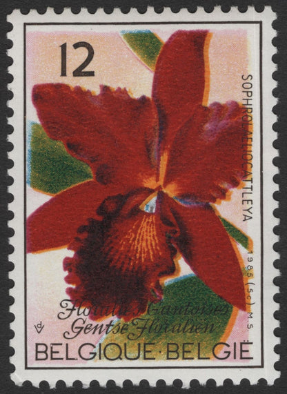 SCG11800 - Belgium 1985 Ghent Floralies Orchids – Complete Set (Phalaenopsis, Vanda, Sophrocattleya)