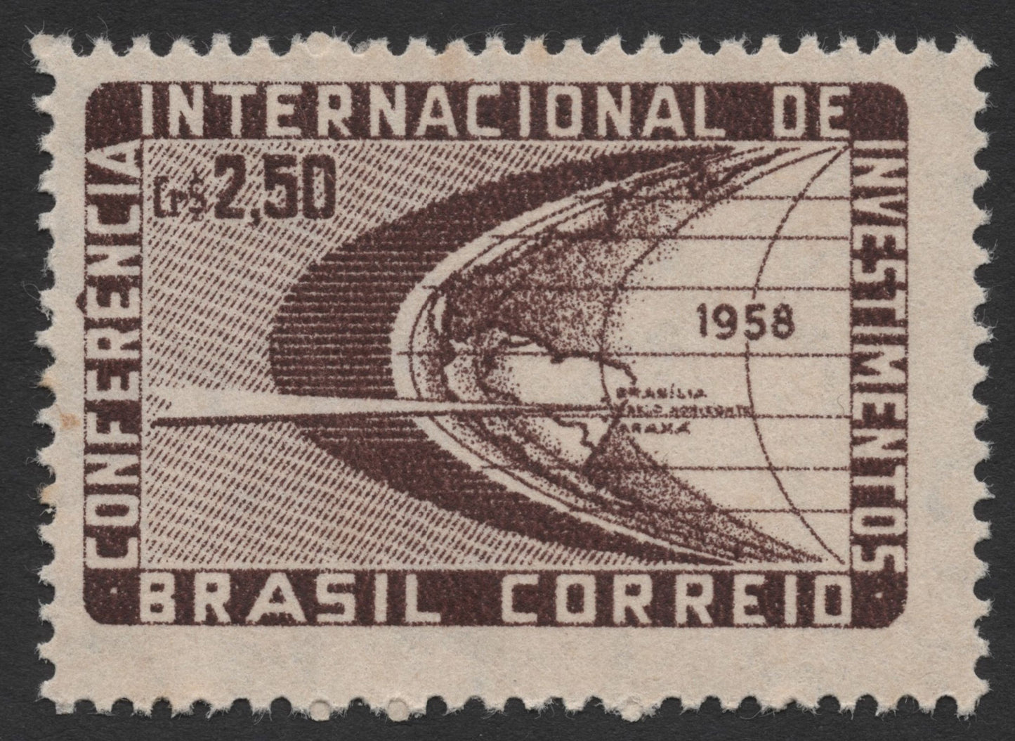 SCG278 - Brazil 1958 – International Investment Conference Stamp