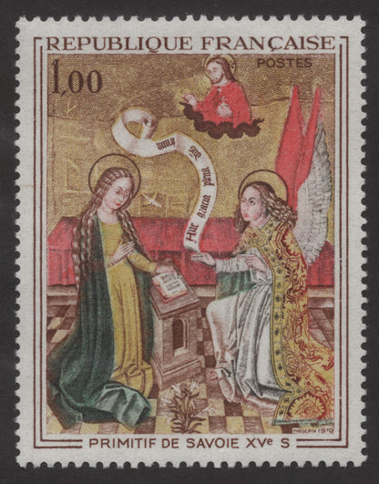 SCG254 - 1970 France Art & Heritage Stamp Pair – J.B. Carpeaux & Savoie Primitive Art
