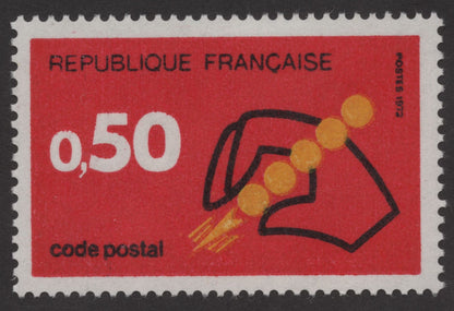 SCG253 - 1972 France Postal Code Awareness Stamp Set – Code Postal Series