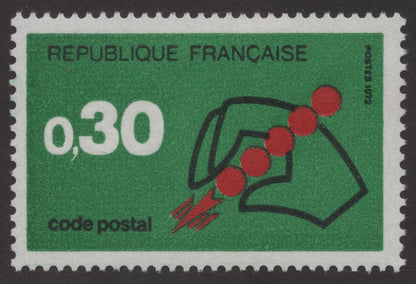 SCG253 - 1972 France Postal Code Awareness Stamp Set – Code Postal Series