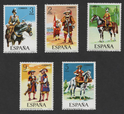 SCG260 - Spanish Army Through Time – 17th Century Uniforms on Stamps