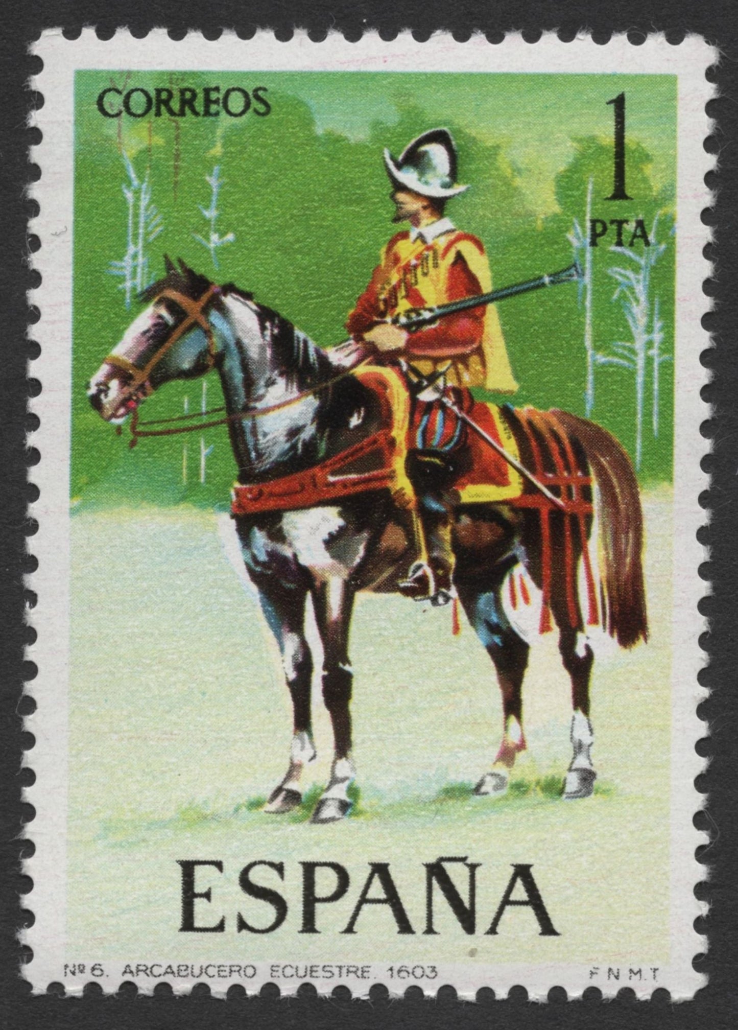 SCG260 - Spanish Army Through Time – 17th Century Uniforms on Stamps