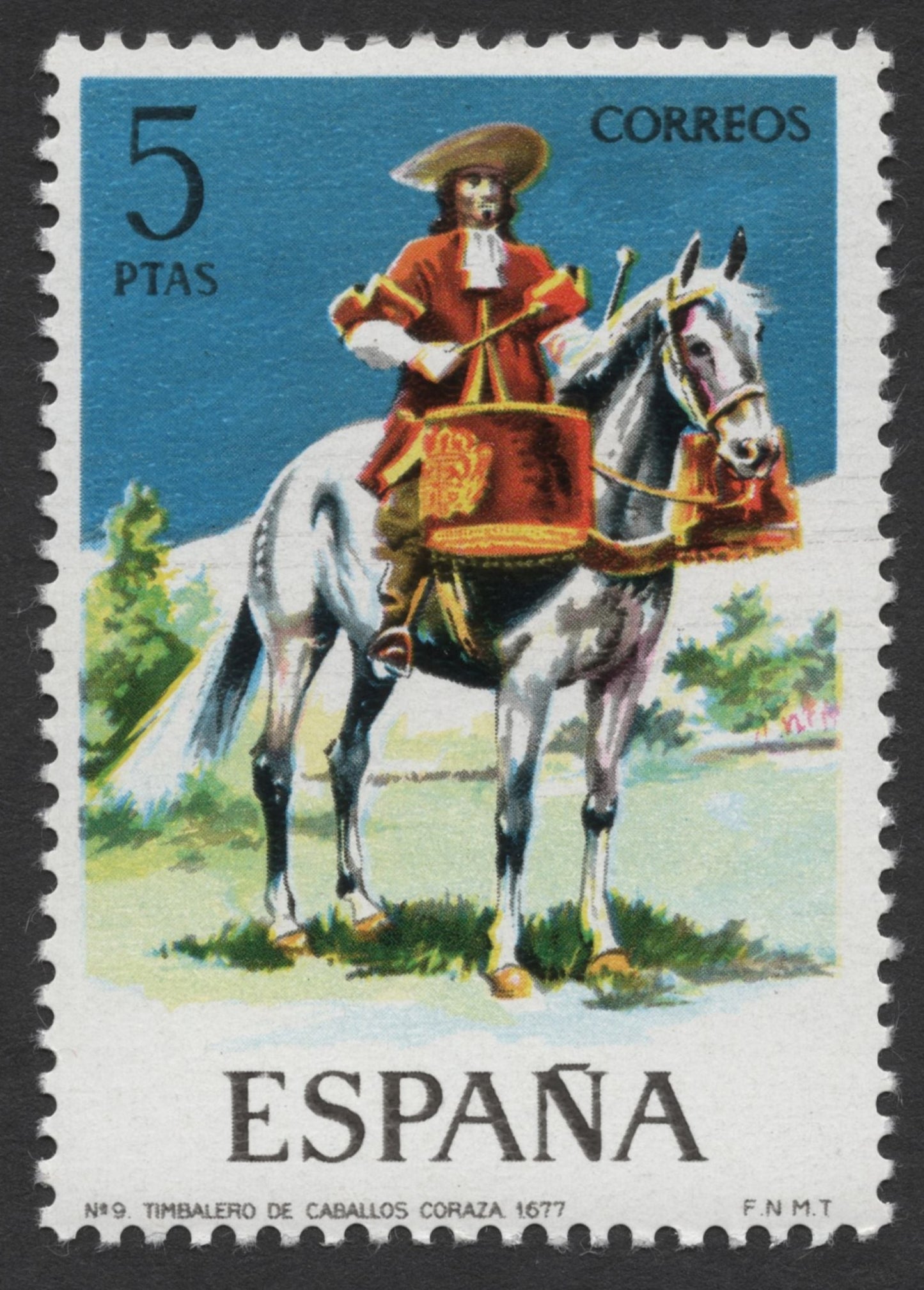 SCG260 - Spanish Army Through Time – 17th Century Uniforms on Stamps