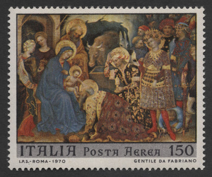 SCG265 - 1970 Italy Religious Art Stamp Set – Gentile da Fabriano & Filippo Lippi