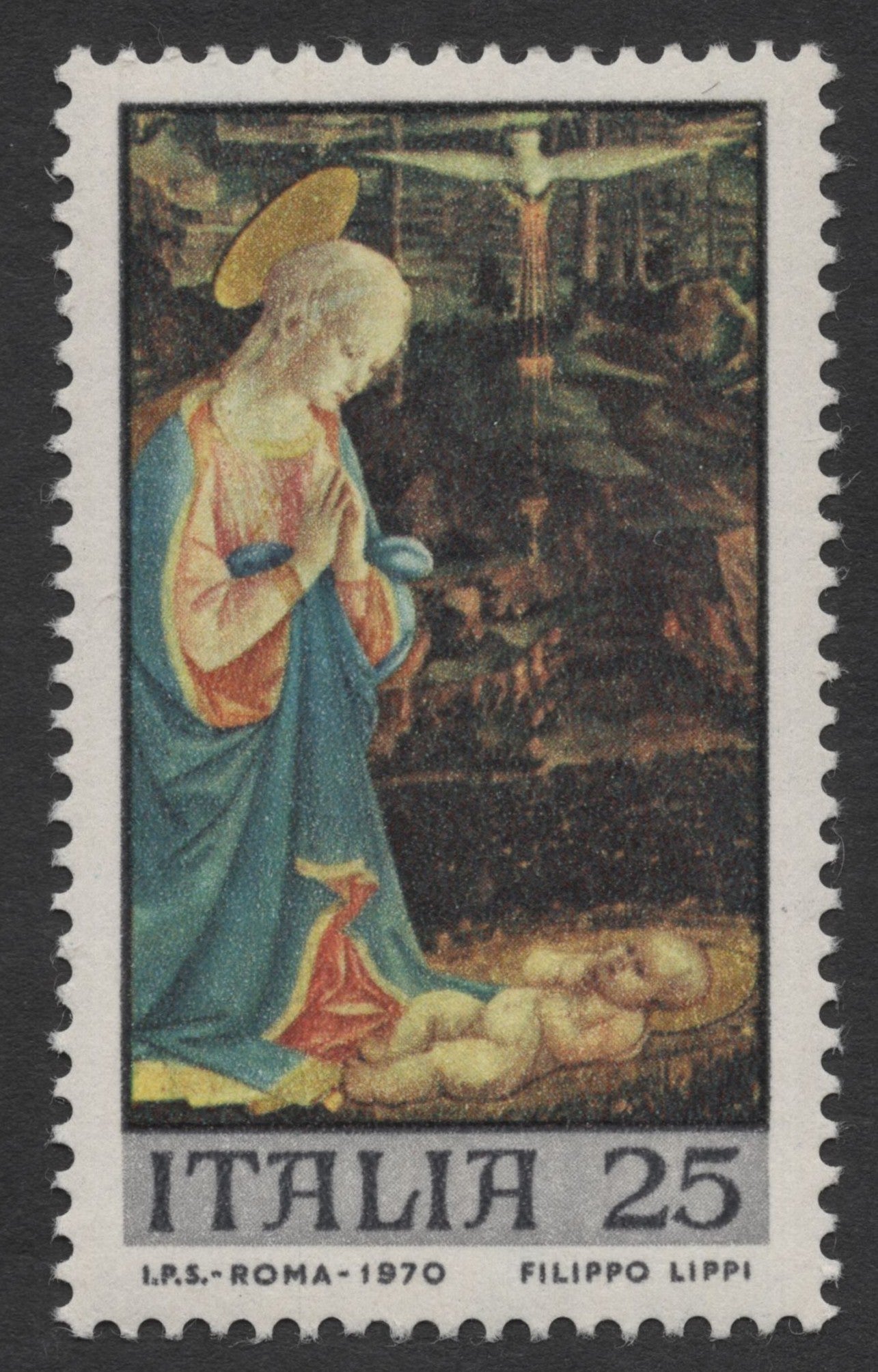 SCG265 - 1970 Italy Religious Art Stamp Set – Gentile da Fabriano & Filippo Lippi