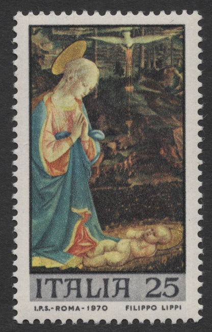 SCG265 - 1970 Italy Religious Art Stamp Set – Gentile da Fabriano & Filippo Lippi