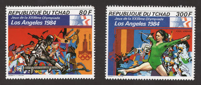 SCG164 Chad 1984 Olympic Games Stamps – Los Angeles XXIII Olympiad Airmail Issue
