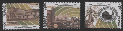 SCG279 - Philippines 1988 – Malate Fourth Centennial Stamp Set