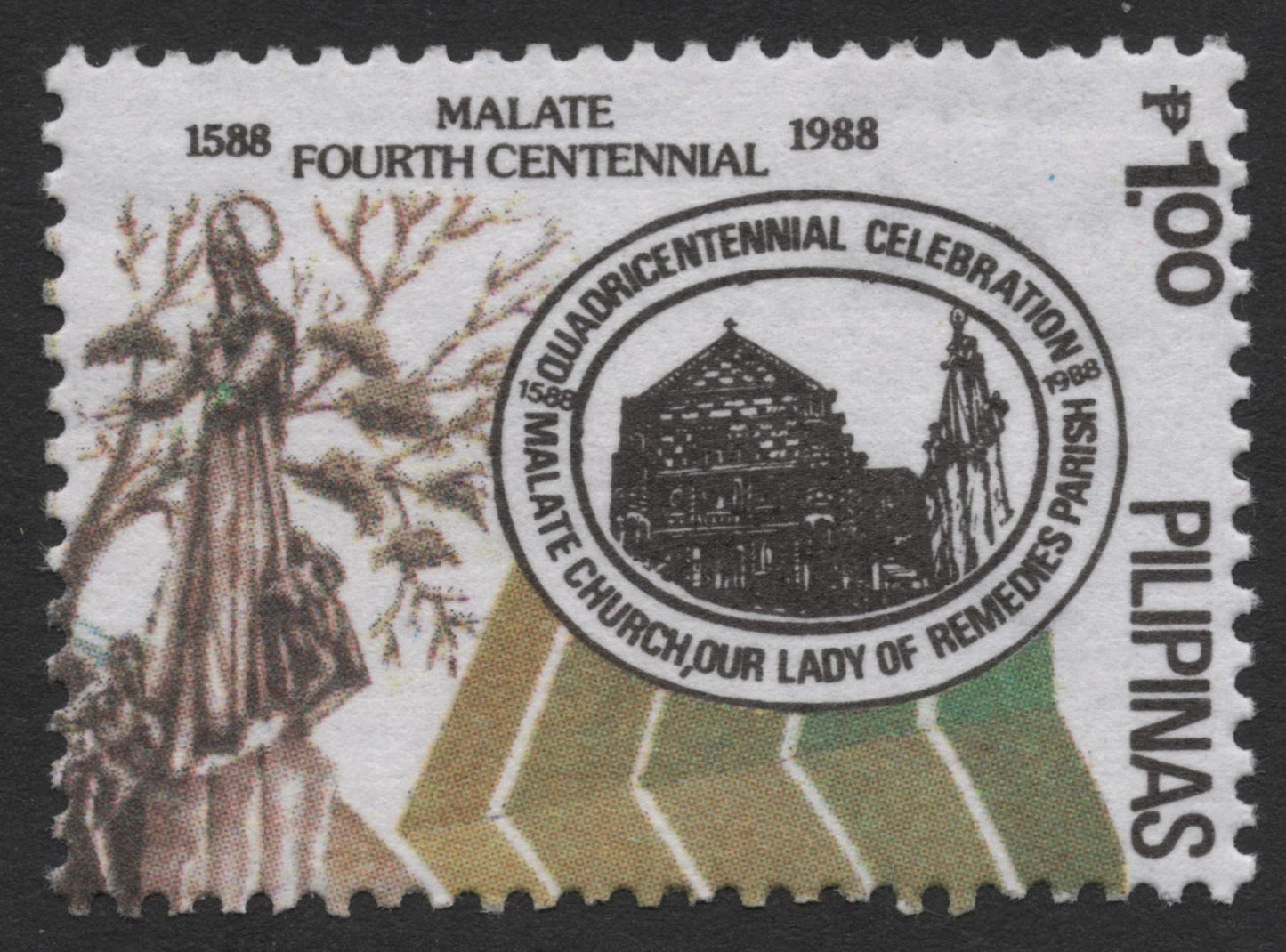 SCG279 - Philippines 1988 – Malate Fourth Centennial Stamp Set