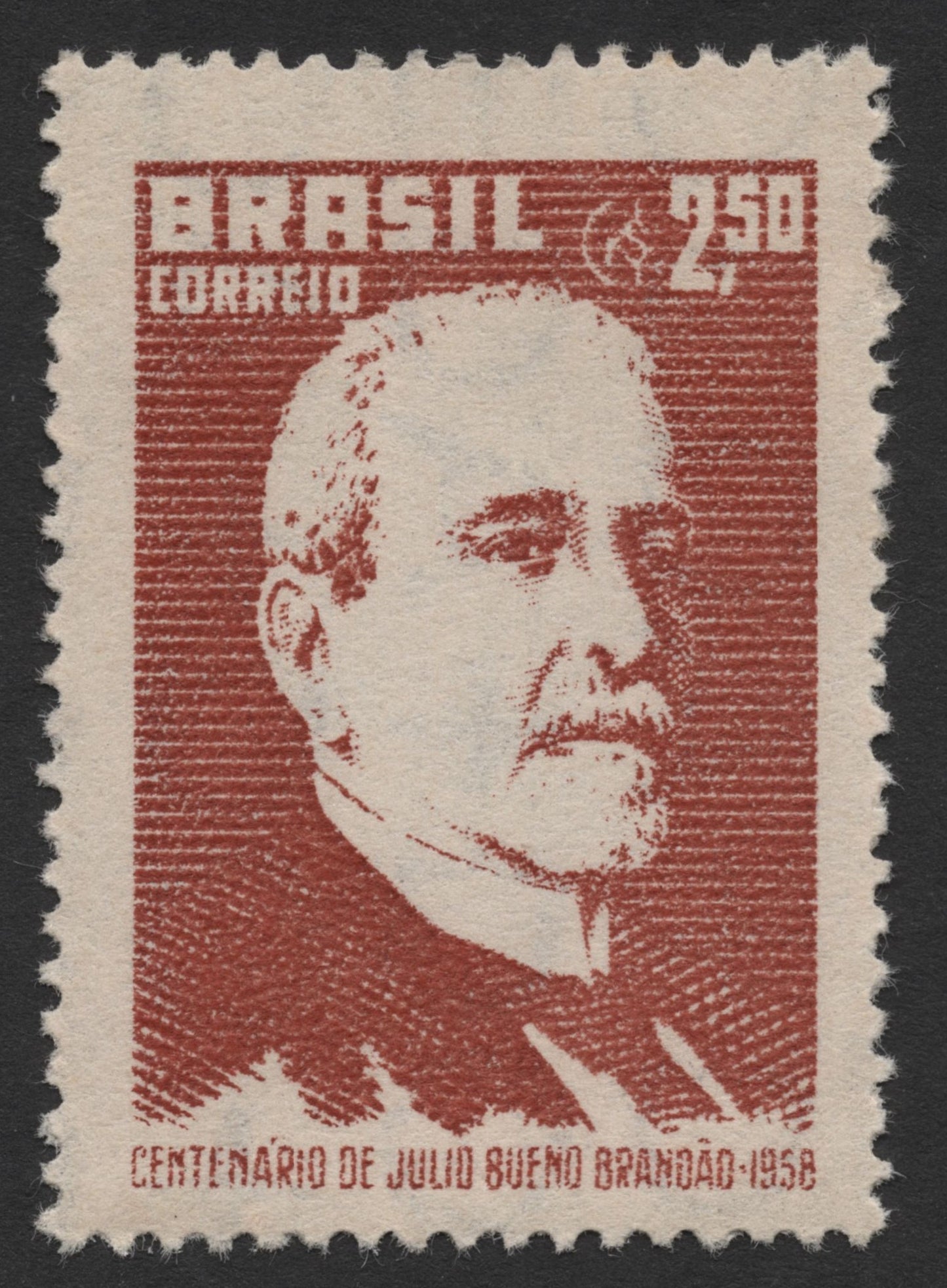 SCG281 - Brazil 1958 – Centenary of Júlio Bueno Brandão