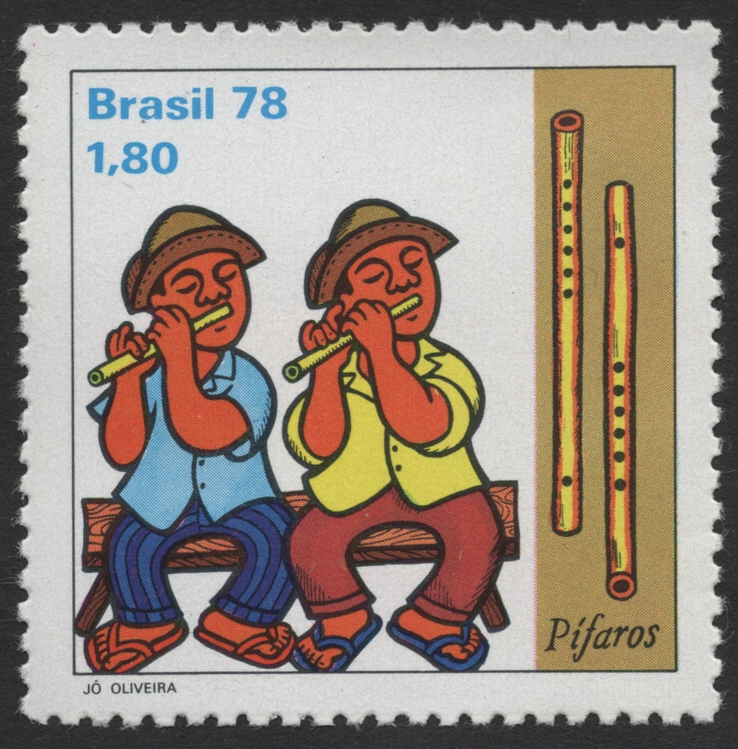 SCG937 - Brazil 1978 Traditional Musical Instruments Set