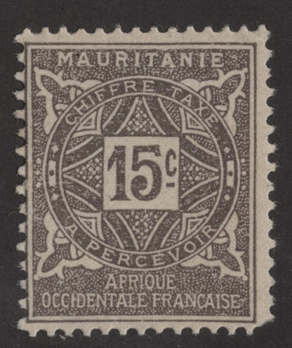 SCG188 Mauritania Postage Due Stamps – French West Africa (10c to 20c)