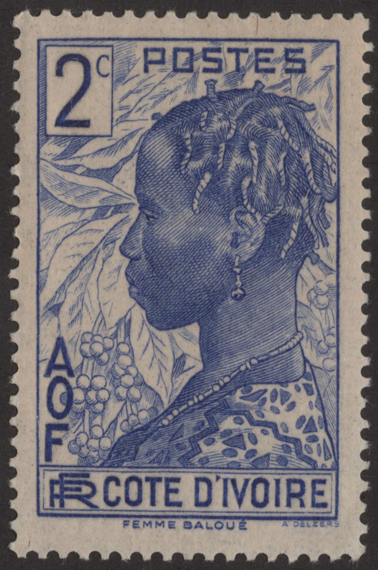 SCG190 French West Africa – Côte d'Ivoire Woman Series by A. Delzers
