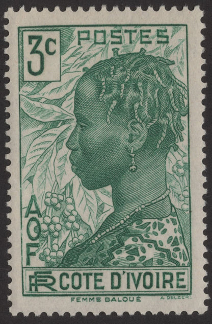 SCG190 French West Africa – Côte d'Ivoire Woman Series by A. Delzers