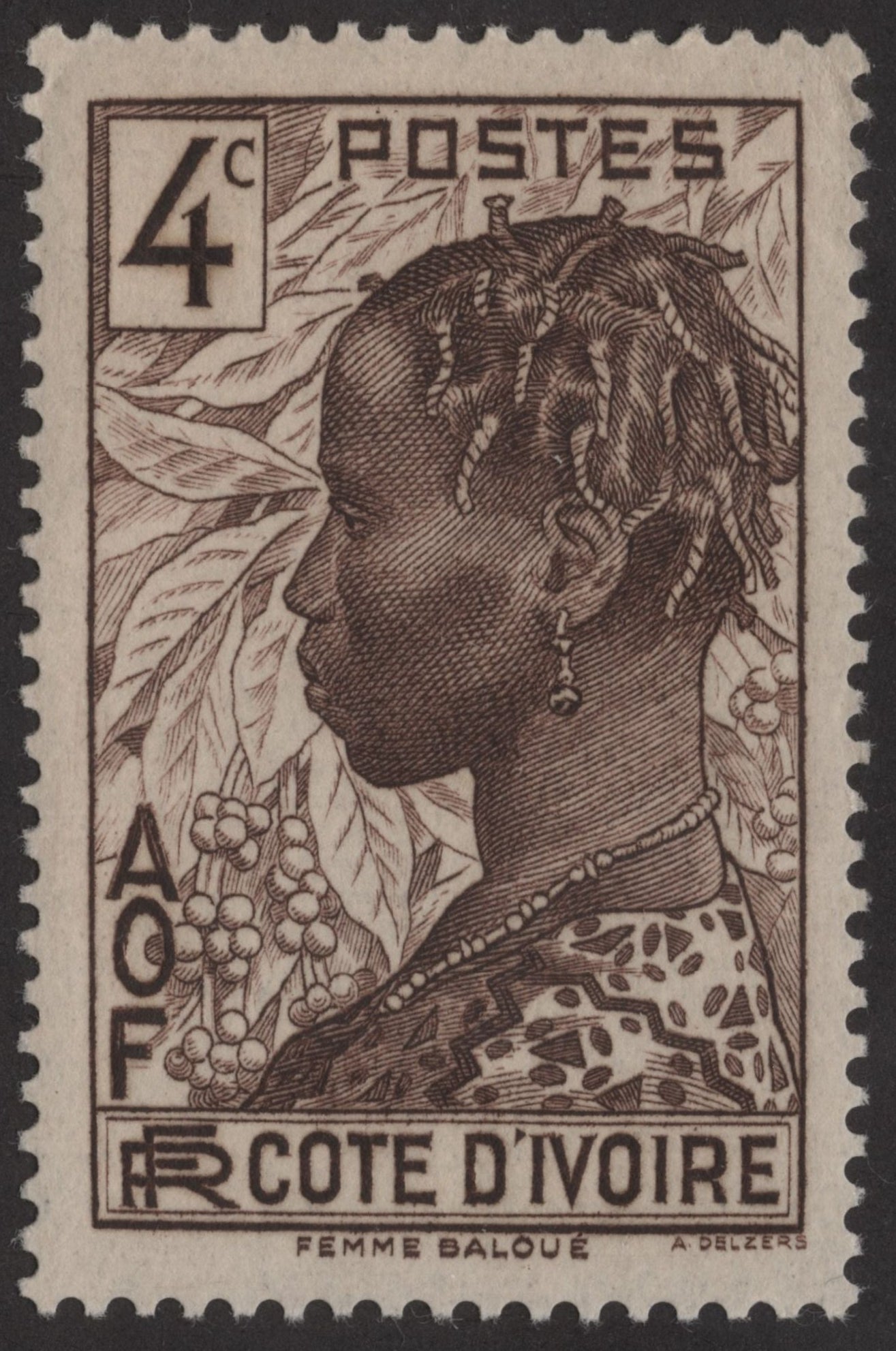 SCG190 French West Africa – Côte d'Ivoire Woman Series by A. Delzers