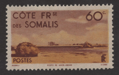 SCG191 French Somali Coast – Khor Angar Landscape Stamps (60c & 80c)