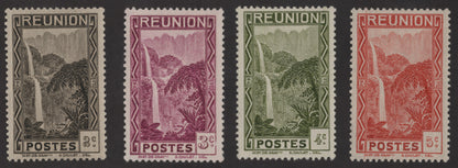SCG193 Réunion Waterfall Landscape Stamps – 2c to 5c Series