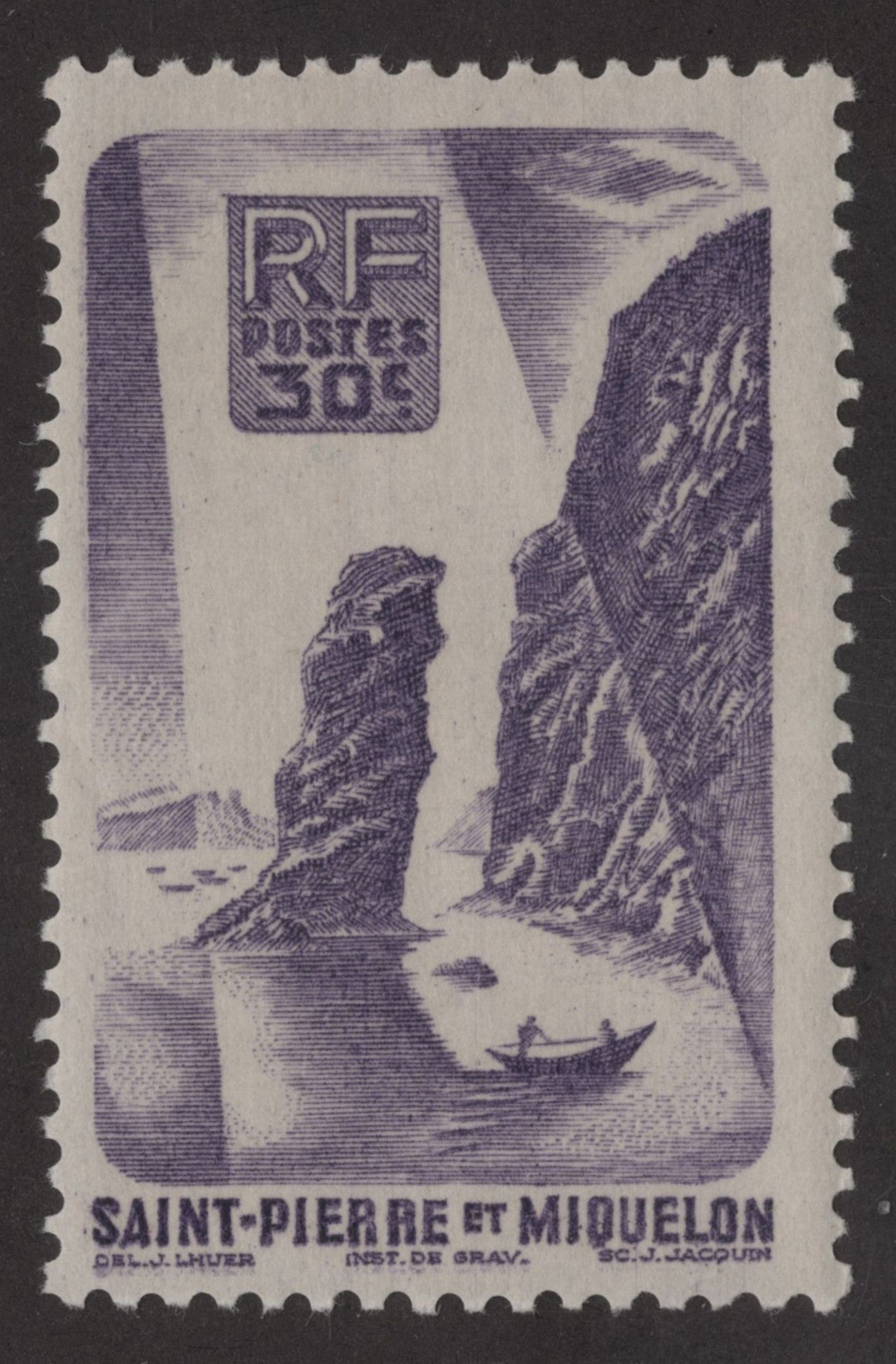SCG187 Saint Pierre et Miquelon Maritime Cliffs – 10c to 50c Set